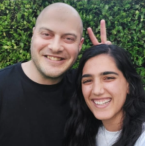אבירם ונטלי סלפי לכבוד החוגימון חוג המאמנים שלנו