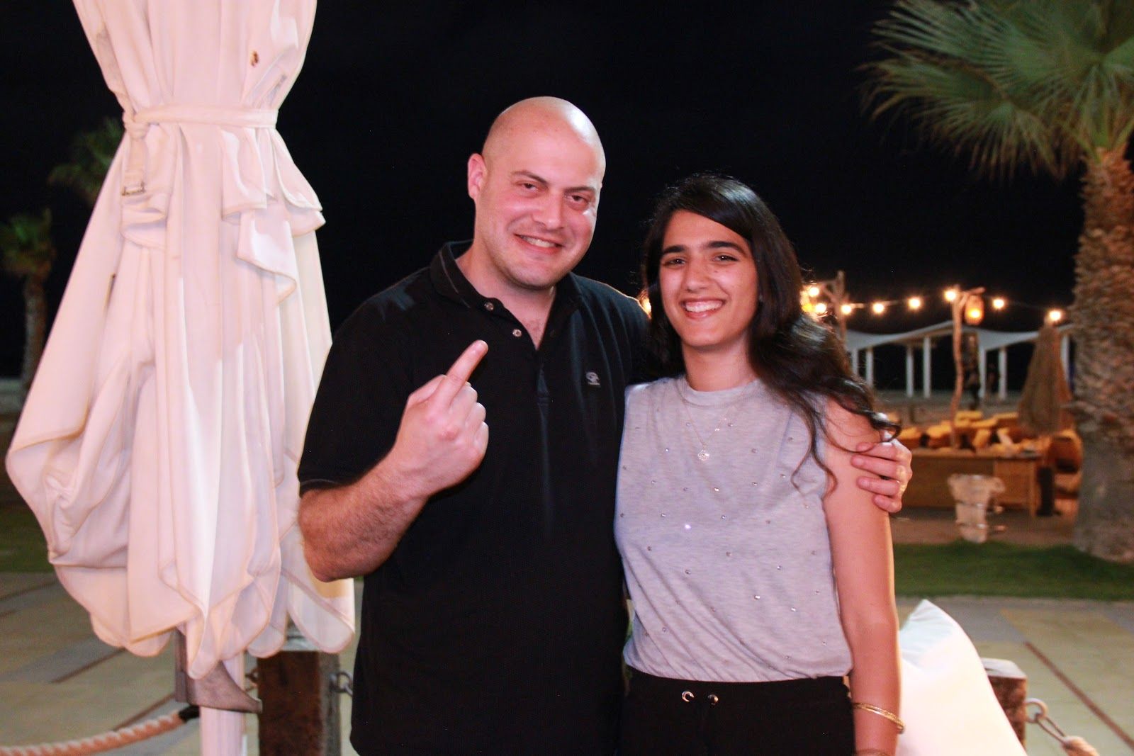 אבירם שפיץ ונטלי ששון רחמים בערב יום ההולדת הראשון של סטנדרט, יוני 2021
