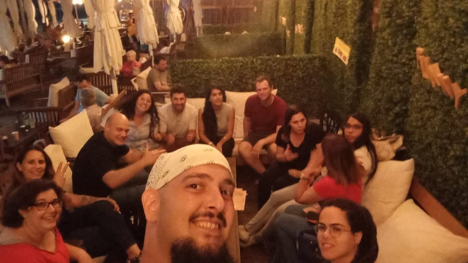 מאמני סטנדרט בערב יום ההולדת על החוף בהרצליה, יוני 2021